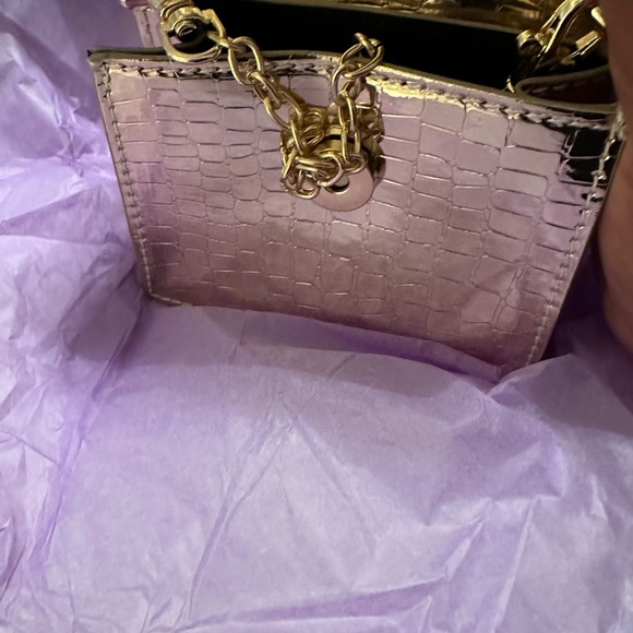 Authentic Chanel button added to micro crossbody bag - Picture 2 of 4